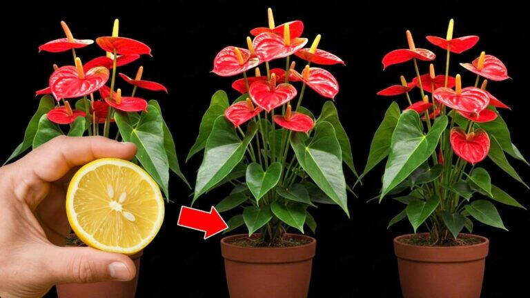 Odkryj 5 sposobów na całoroczne kwitnienie anthurium z jedną cytryną!
